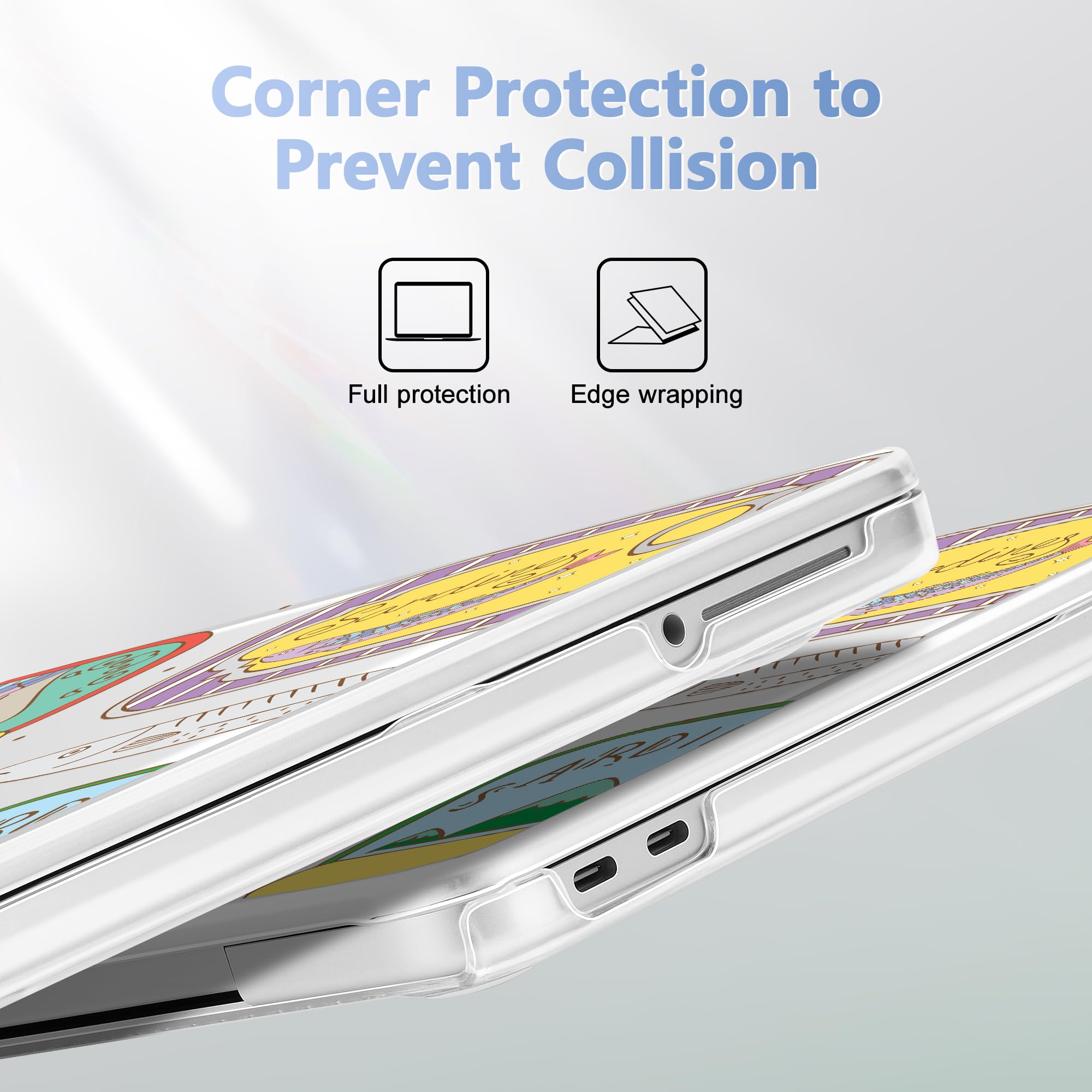 Custodia per MacBook Neo 2026 da 13 pollici con display Retina liquido, modello A3404, custodia rigida in plastica robusta + copertura per tastiera + pellicola trackpad + tappo antipolvere