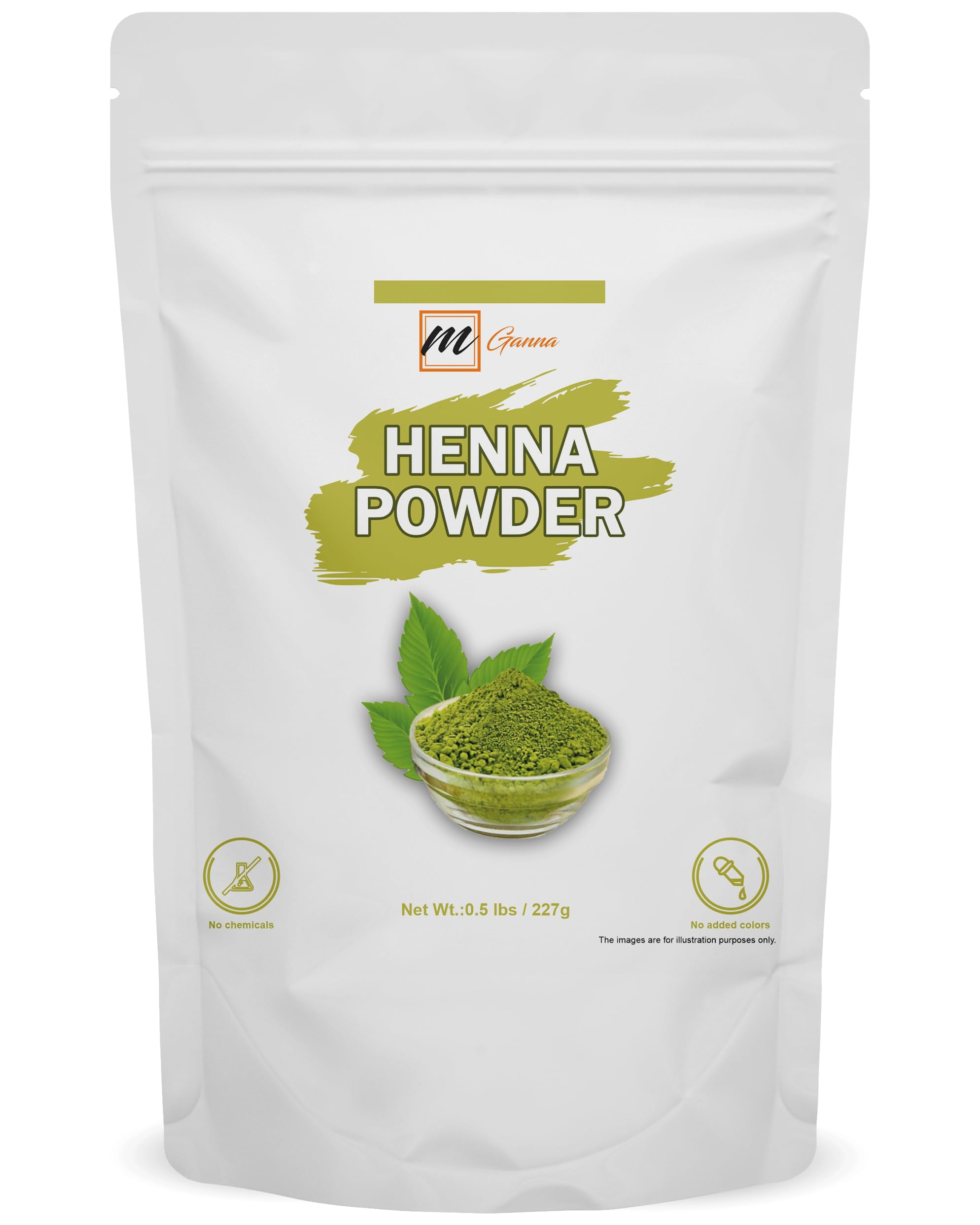 100% Natural Henna Powder 0.50 LBS 227 GMS Pure Lawsonia Inermis For Hair Dye and Color | Hair Care