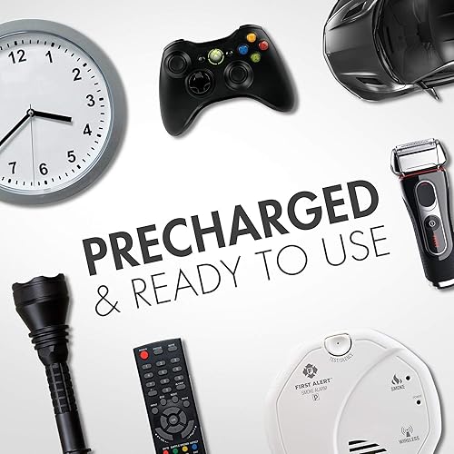 Miniatura 2 de Tenergy Centura Low Self Discharge - Paquete de 24 baterías recargables NiMH, incluye 12 pilas recargables AA 12xAAA