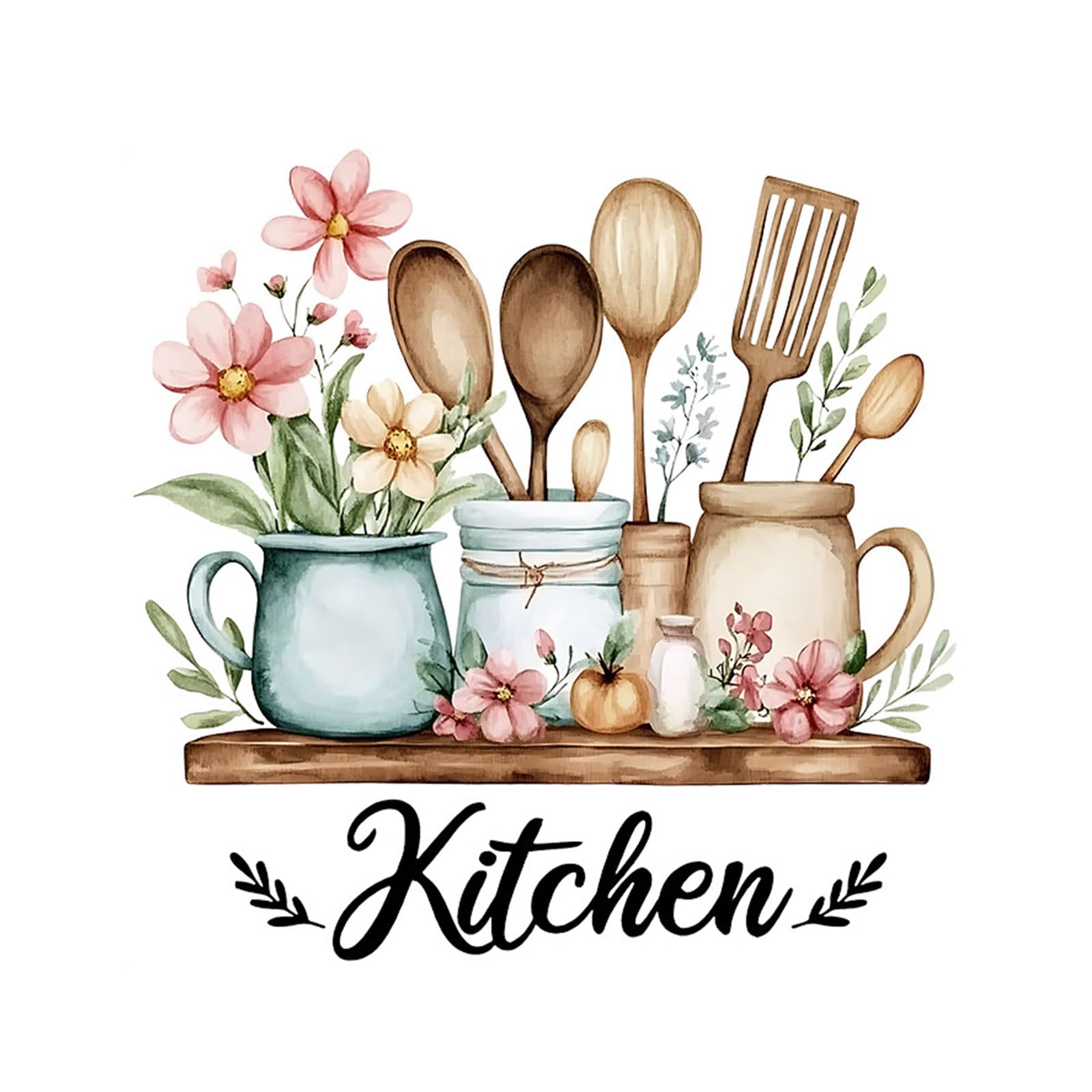 Arecobticy Scq149 Removable Kitchen Quotes Wall Decals For Home Dining Room Restaurant Wall Decors Gift Kitchen Stickers Decors Gift Kitchen Wall Decals