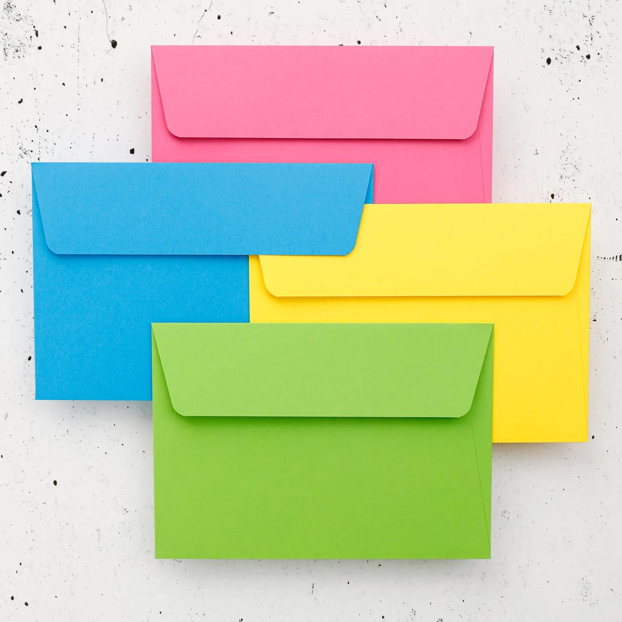 Clairefontaine Enveloppes C6 Rose Fuchsia 120g Auto-Adhésives Lot 20 – Format 11,4 x 16,2 cm Papier Lisse