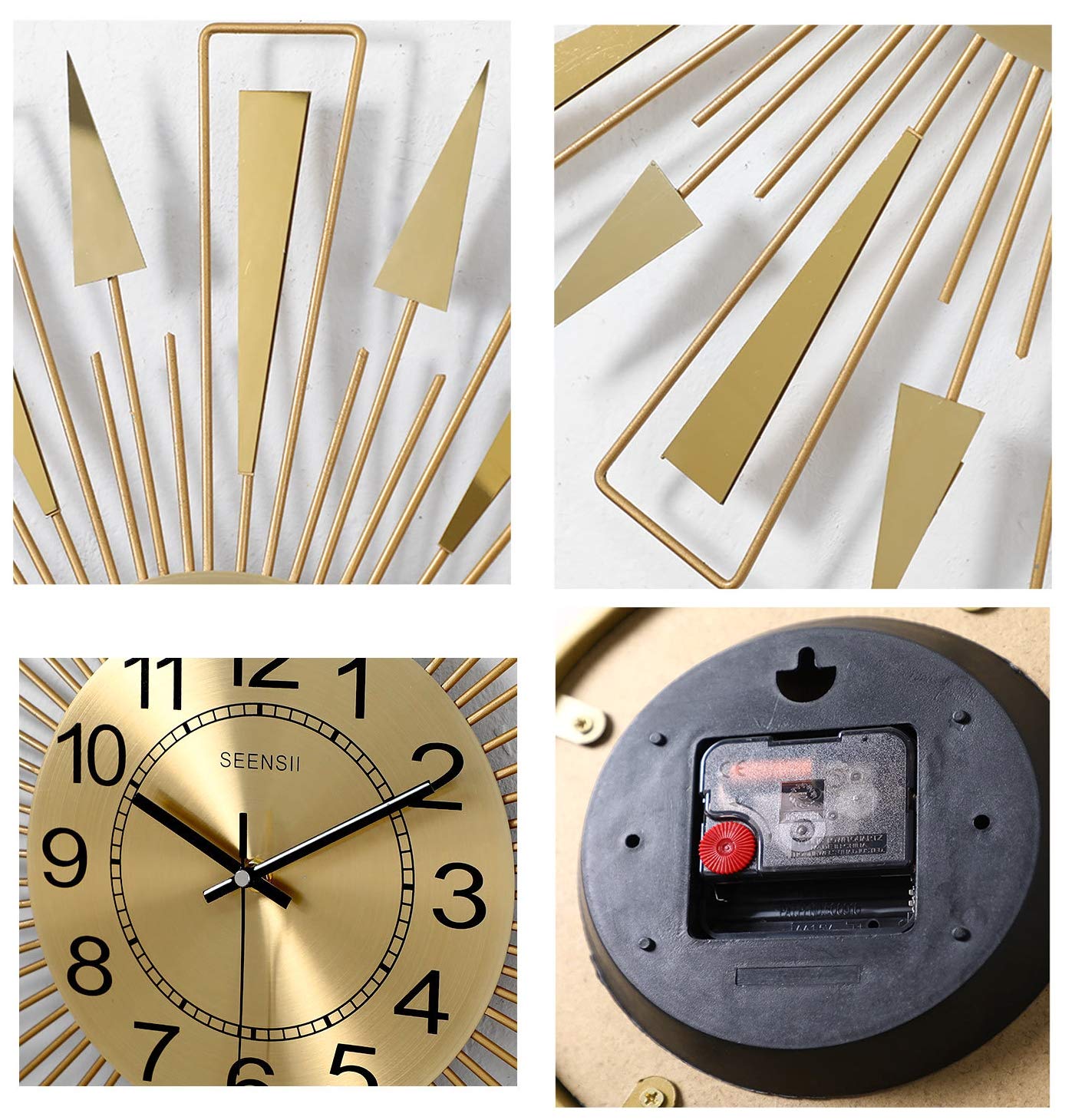 ヴィンテージ　壁掛け Amazon.co.jp: モダンな壁掛け時計、大きなサメタルの壁掛け時計