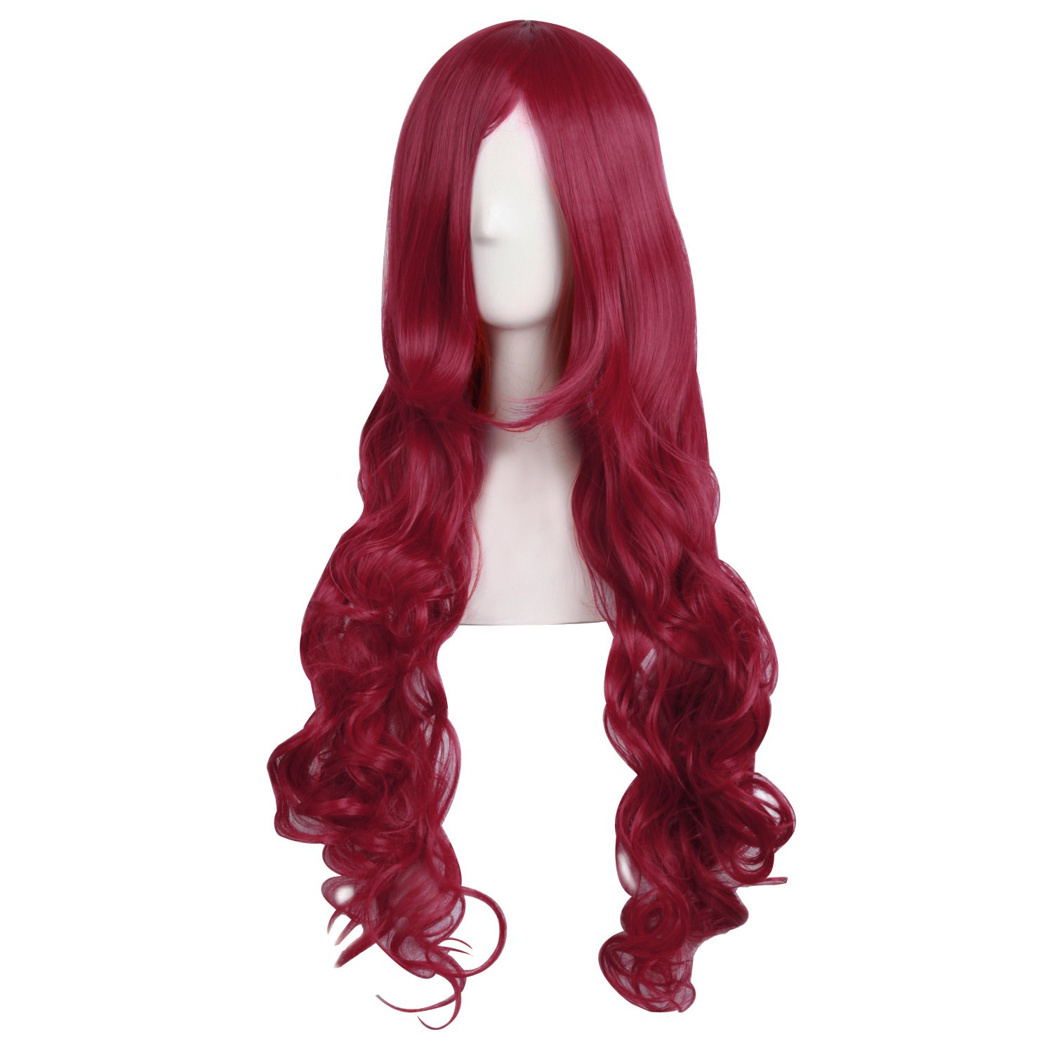 Mapofbeauty 32 Pulgadas/80cm de Luz Rubia Pelo Largo Rizado Ondulado Peluca Cosplay Peluca — view 69