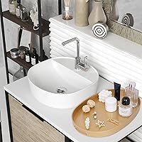 Vista 49 de MAONAME Bandeja de servir azul real con asas, bandeja decorativa rectangular, bandejas modernas para mesa de café, bandejas otomanas de plástico