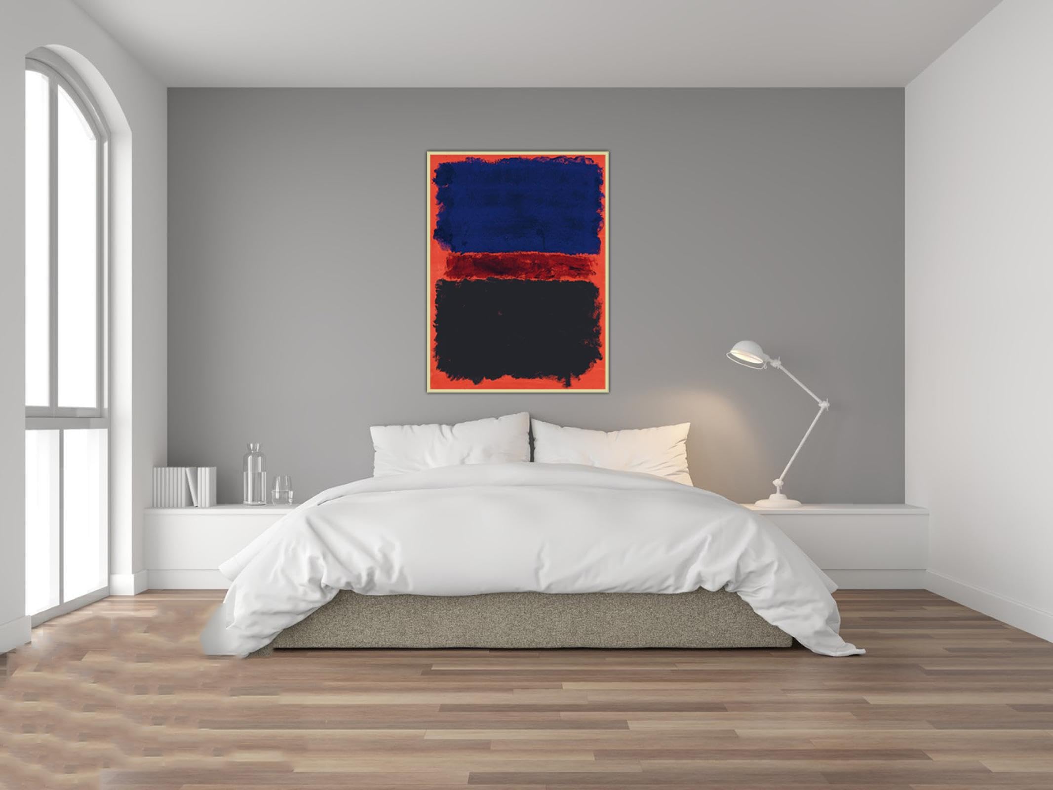 Amazon.com: Mark Rothko Blue Red Black- Famous Wall Art- Paintings