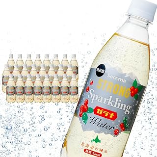 セコマ ガラナ 強炭酸水 500ml 24本 1ケース 北海道 千歳製造 飲料 炭酸 ペットボトル セイコーマート