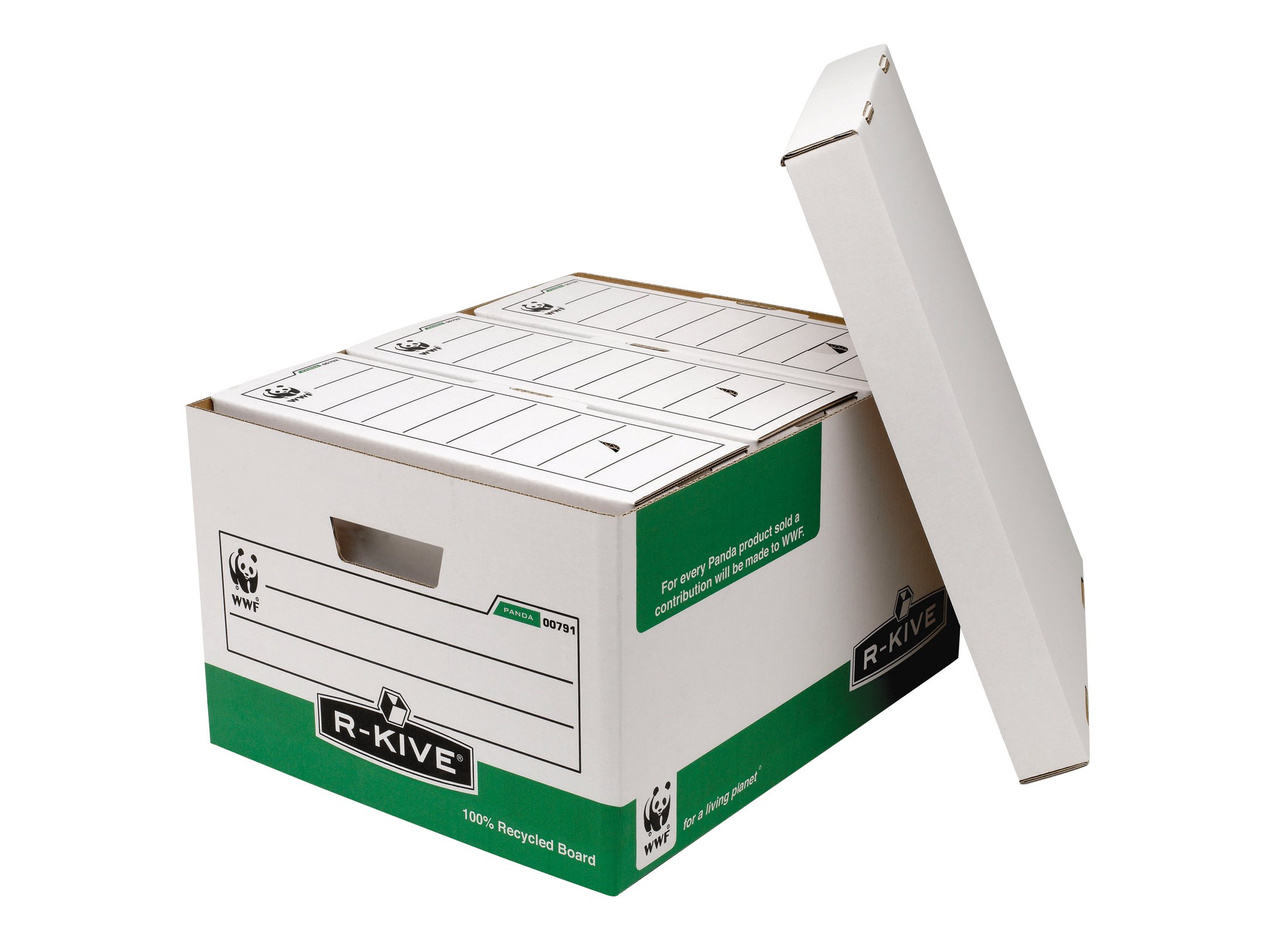 Fellowes 00791-FFLP 26.2 x 47.6 x 38.8 cm Bankers Box System Archive Cardboard Storage Box - Green (Pack of 10)The Forest Stewardship Council