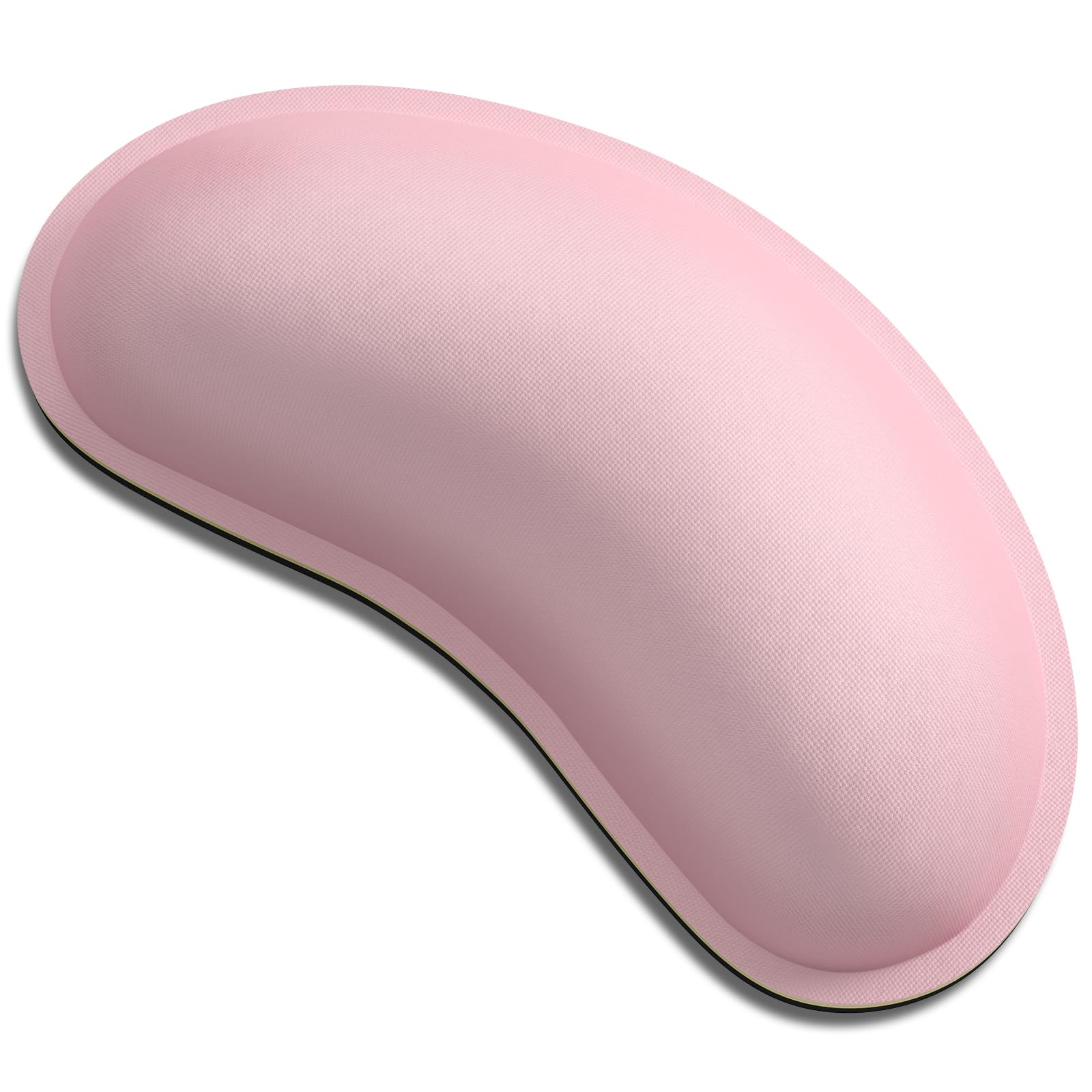 Dapesuom Maus-Handgelenkauflage, niedliches Ergonomisch Memory-Schaum Handgelenkstütze Pad für Computer-Schreibtischunterlagen, Maus-Handgelenk-Pad für Büroarbeit und Laptop, Computer, Hellrosa