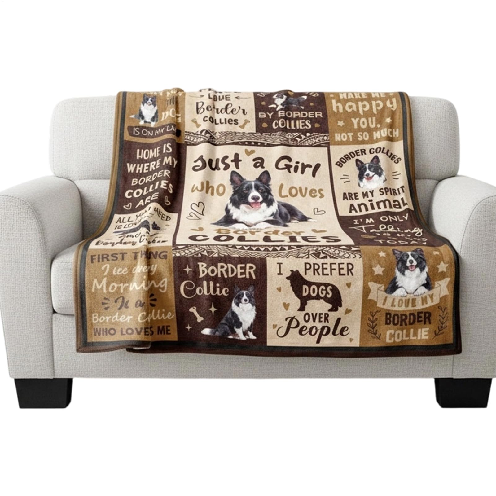 Couverture vache Highland contre le froid plaid imprimé animal léger