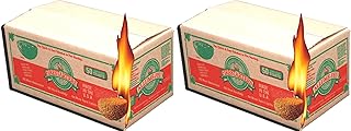 Lightning Nuggets N50VBOX Firestarters Box of Fire-Starting Nuggets, 50 Count,Tan- Pack of 2