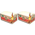 Lightning Nuggets N50VBOX Firestarters Box of Fire-Starting Nuggets, 50 Count,Tan- Pack of 2