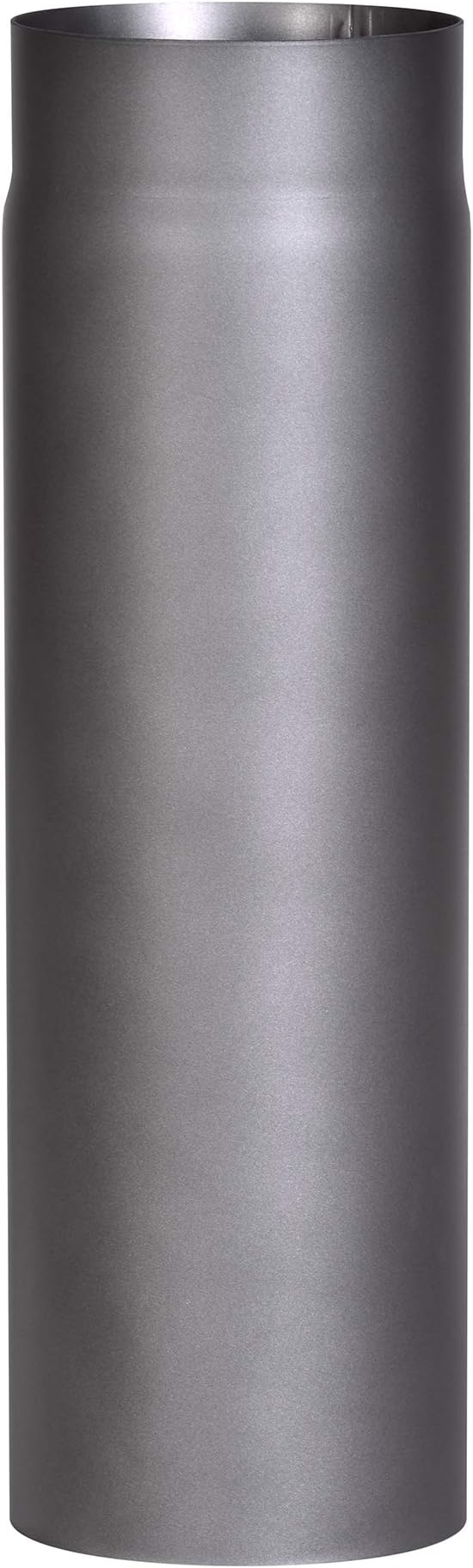 RD150/5 2mm Steel Stove Pipe (Smoke Pipe) 150mm Diameter for Stoves and Fire Pits Senotherm Dark Grey 500mm Long