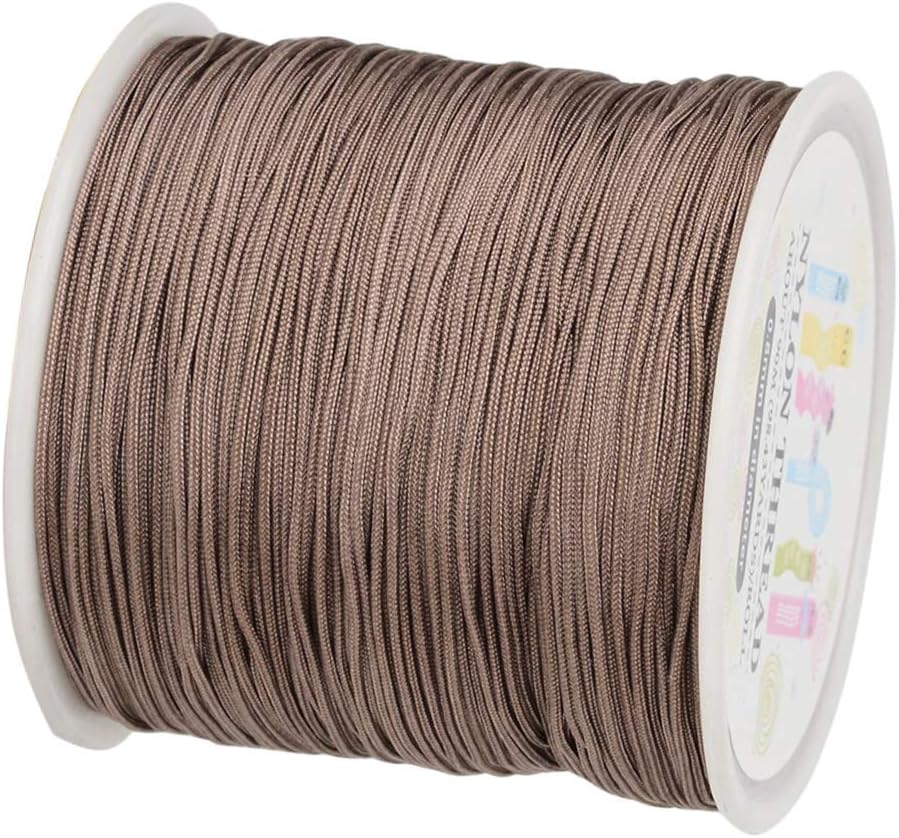 98 Yards 0.8mm Nylon Beading String Knotting Cord, Chinese Knottin