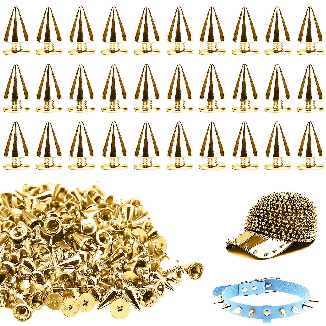 100Pcs Rivet Cône Rivets Clous Forme De Cône Rivets Clous Cône Conique