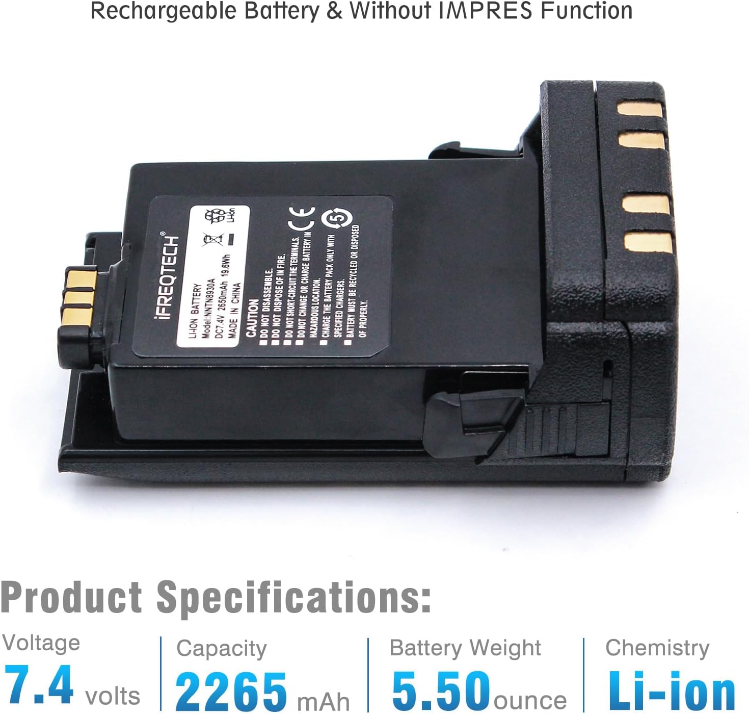 PMNN4403 Battery for Motorola APX7000 APX6000 APX8000 SRX2200N Radio Battery NNTN8930 Pmnn4486a NNTN7038A NNTN7038B 2650mAh - Image 3