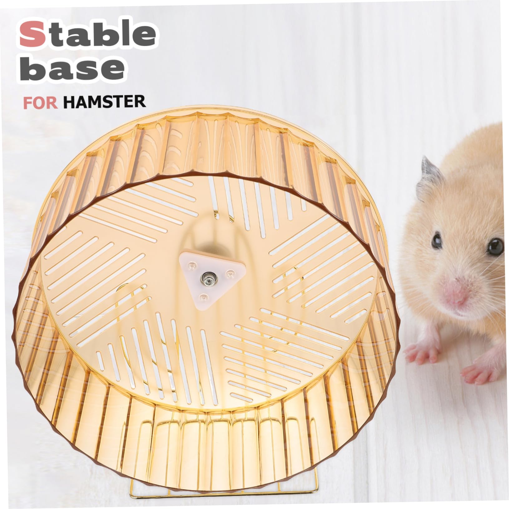 BESPORTBLE Rueda para Hámster Doméstica Ratas Soporte, Rueda Silenciosa De Tamaño Grande, Material Estable, Adecuado para Ejercicio y Juegos De Mascotas Pequeñas