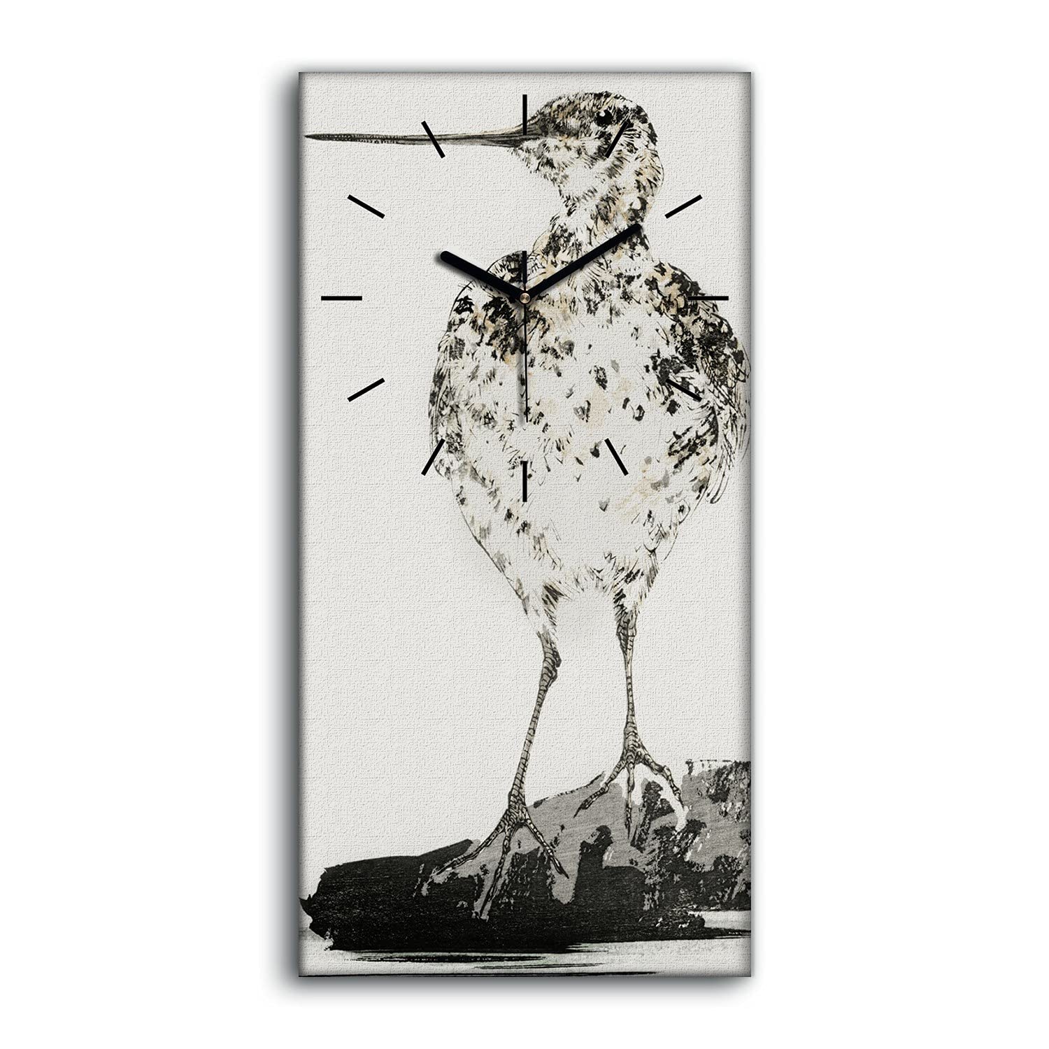 Horloge sur Toile Ne Pas Tic Tac Coloray Tableau Moderne 30x60