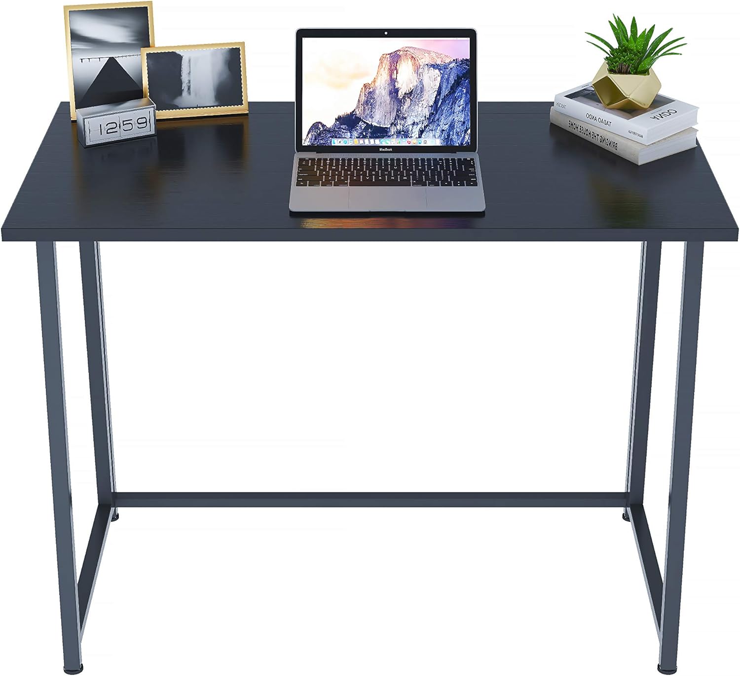 32Inch Folding Computer Desk Writing Folding Laptop Table Desk Small Collapsible Desk for Home Office Save Space…