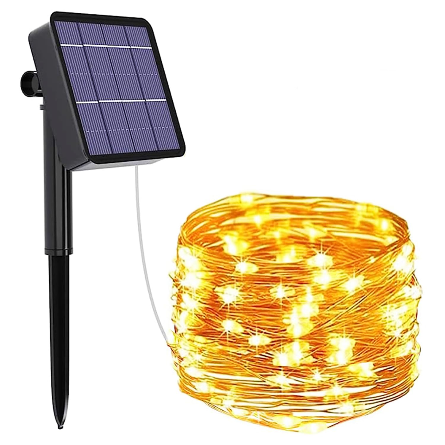 Pivalo 100 LED Solar Fairy String Light 10m Copper Wire with Waterproof LED for Garden Yard Diwali Home Outdoor Decor (Pack of 1, Warm White) (B0CZ4CS3CR) Amazon Price History, Amazon Price Tracker