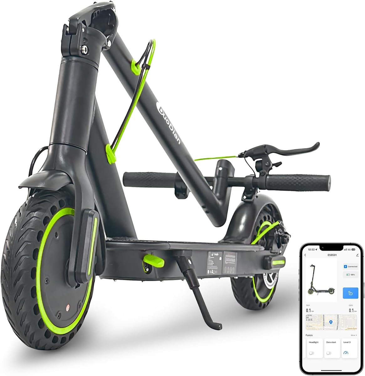 Electric Scooter for Adults,Folding E Scooter with 350W Motor 19Mph Top Speed 18 Miles Range,8.5" Portable Commuting Motorized Kick Scooters