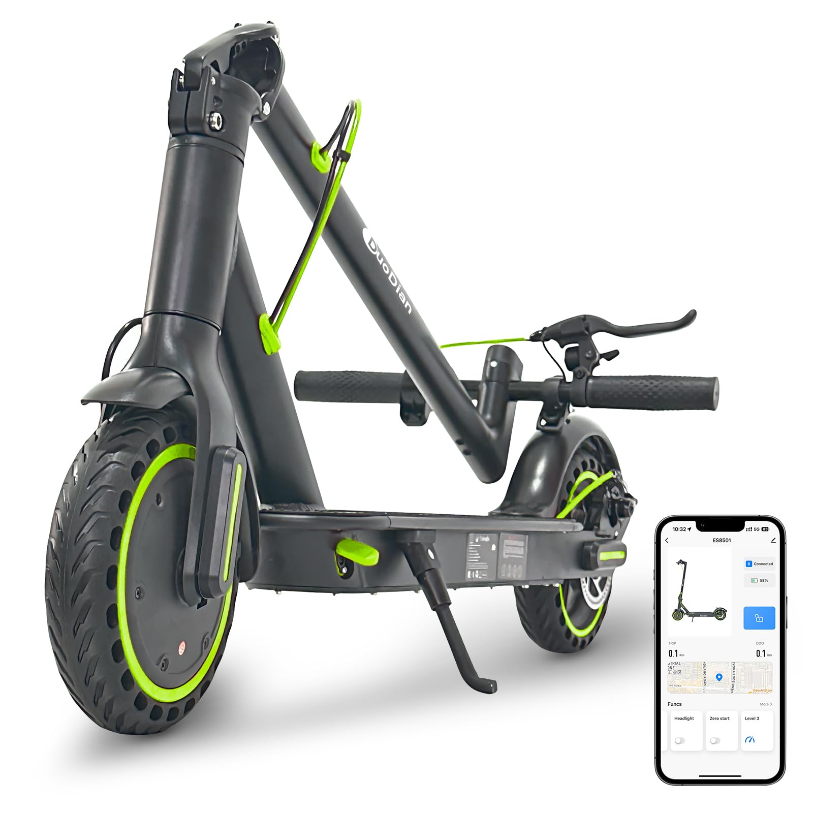 Electric Scooter for Adults Folding E Scooter with 350W 500W Motor 19Mph Top Speed 18 Miles Range 8