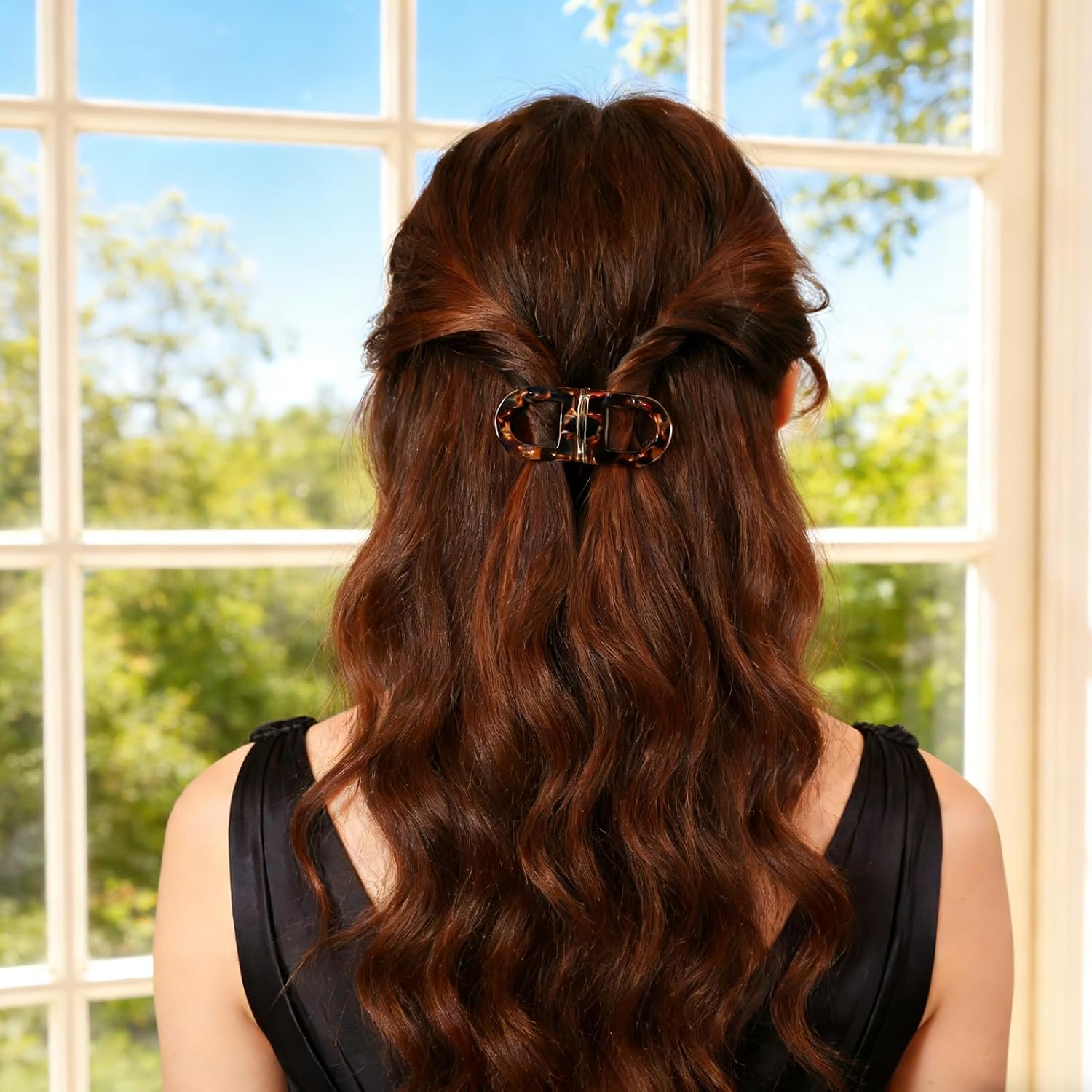 Smart magnetic hair clips, Easy Everyday Hairstyles,Clip No Crease,suitable for all hair types (A, One size)