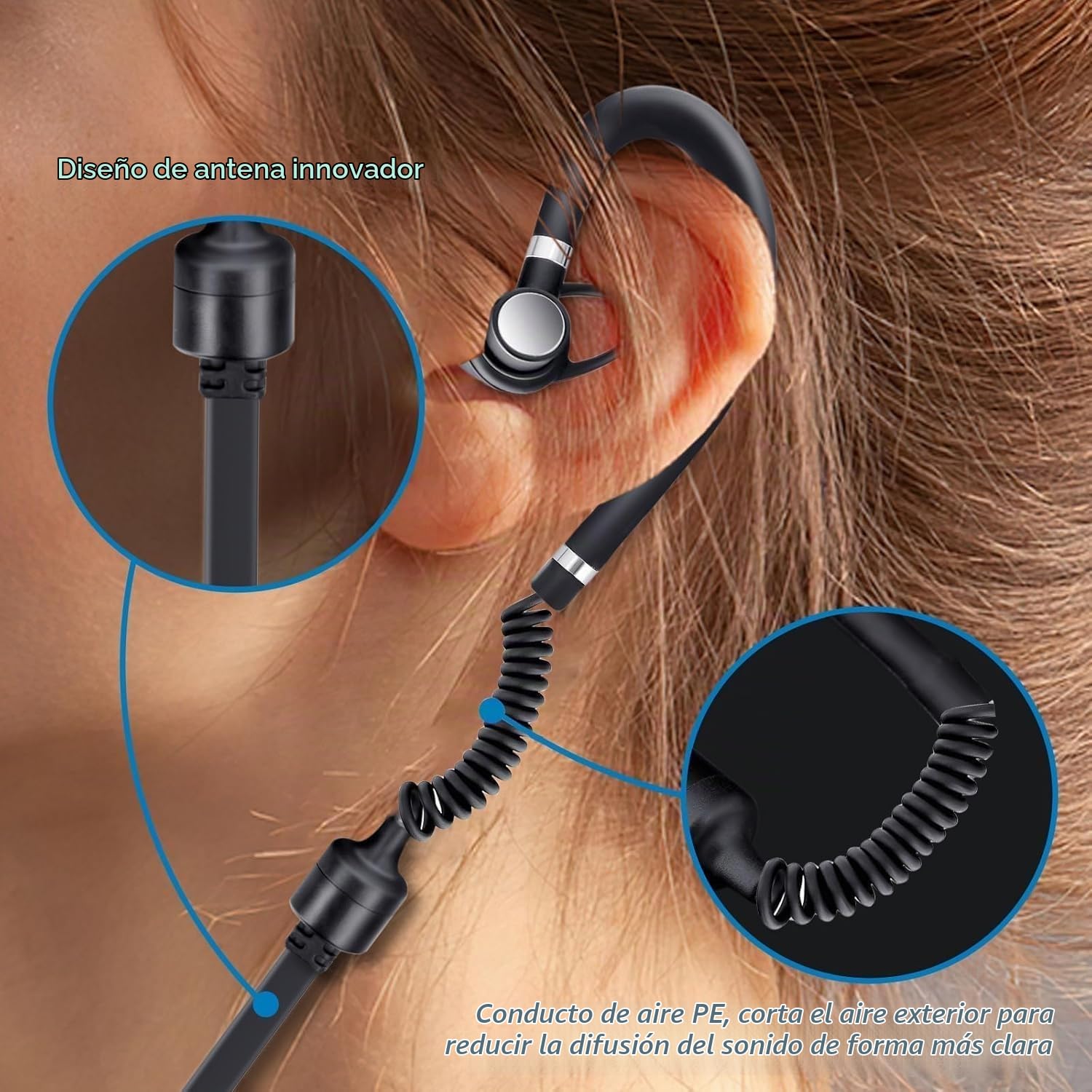 Mini walkie-talkie recargable SMP SMP-168, RMR446 - 25 canales con CTCSS/DCS, radio bidireccional PMR de largo alcance, ideal para seguridad, restaurantes y comunicación en el trabajo (168)