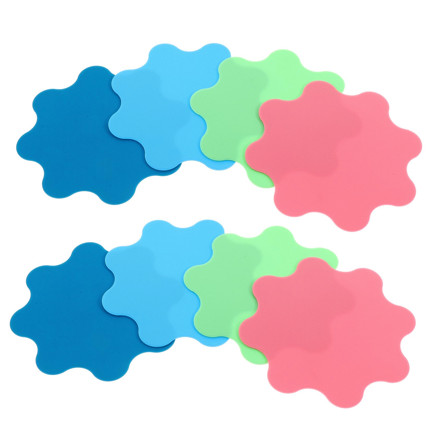 MAGICLULU 8pcs Heat Resistant Silicone Jar Opener Gripper Pads Non-Slip Kitchen Mat Soft Flexible Jar Opener Pads