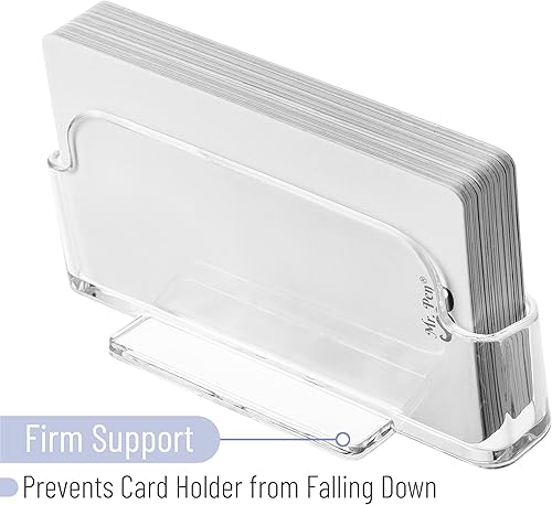 Miniatura 4 de Mr. Pen - Paquete de 3 tarjetas de visita de acrílico, soporte de exhibición de plástico para escritorio.