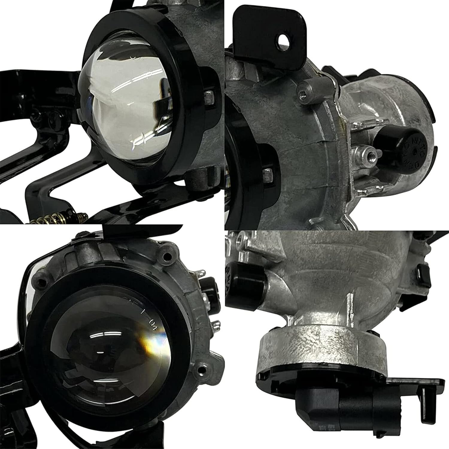 Front Bumper Projector Fog Light Lamp w/Bulb Clear Lens Driving Fog Fit for 2017 2018 Hyundai Elantra