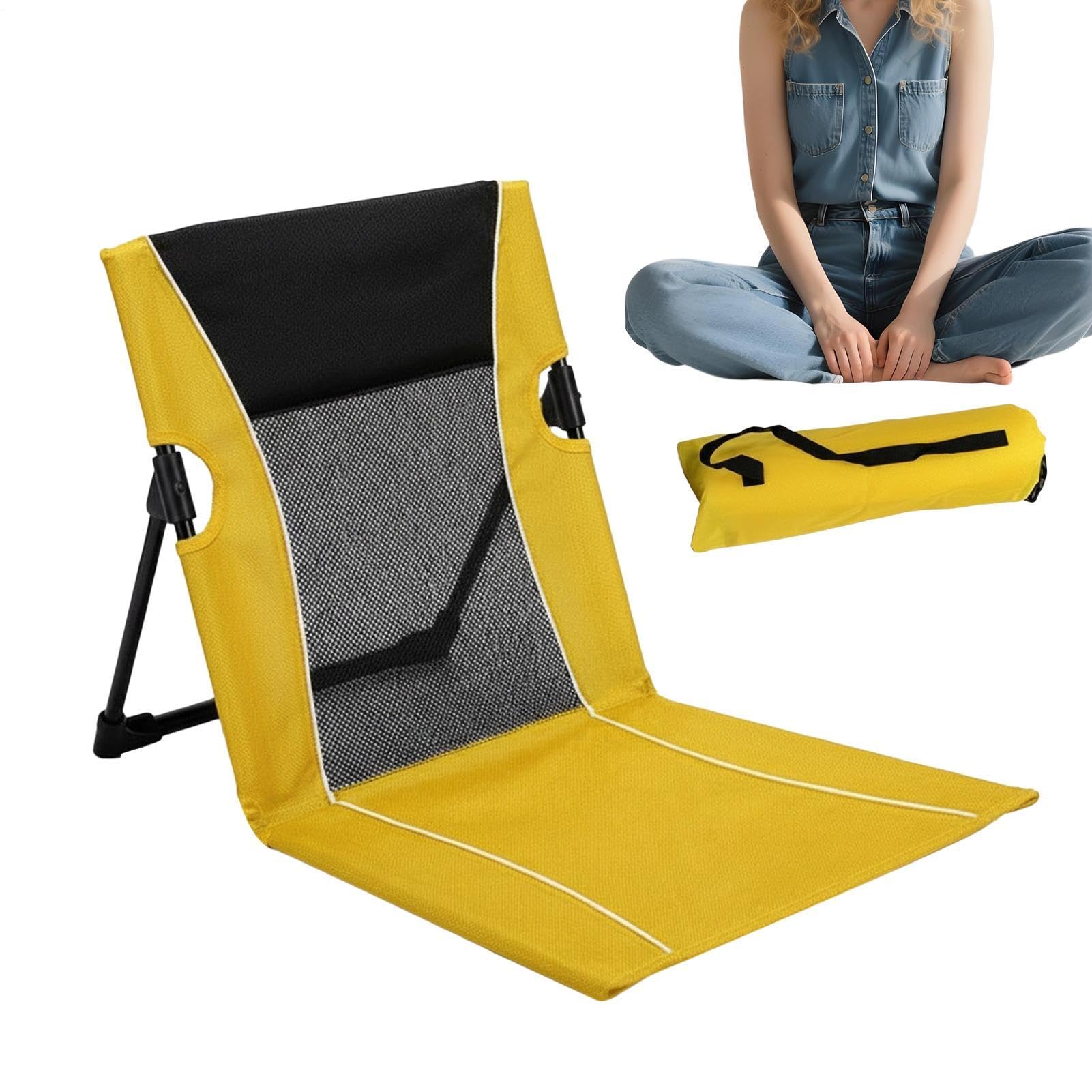 Generic Low Beach Chair, Foldable Pool Hammock with Transport - Chairs for the Poolside - Sunbathing, Sun Soaking, Travel, Camping, Picnic, Outdoor, Concerts, Park, Lake