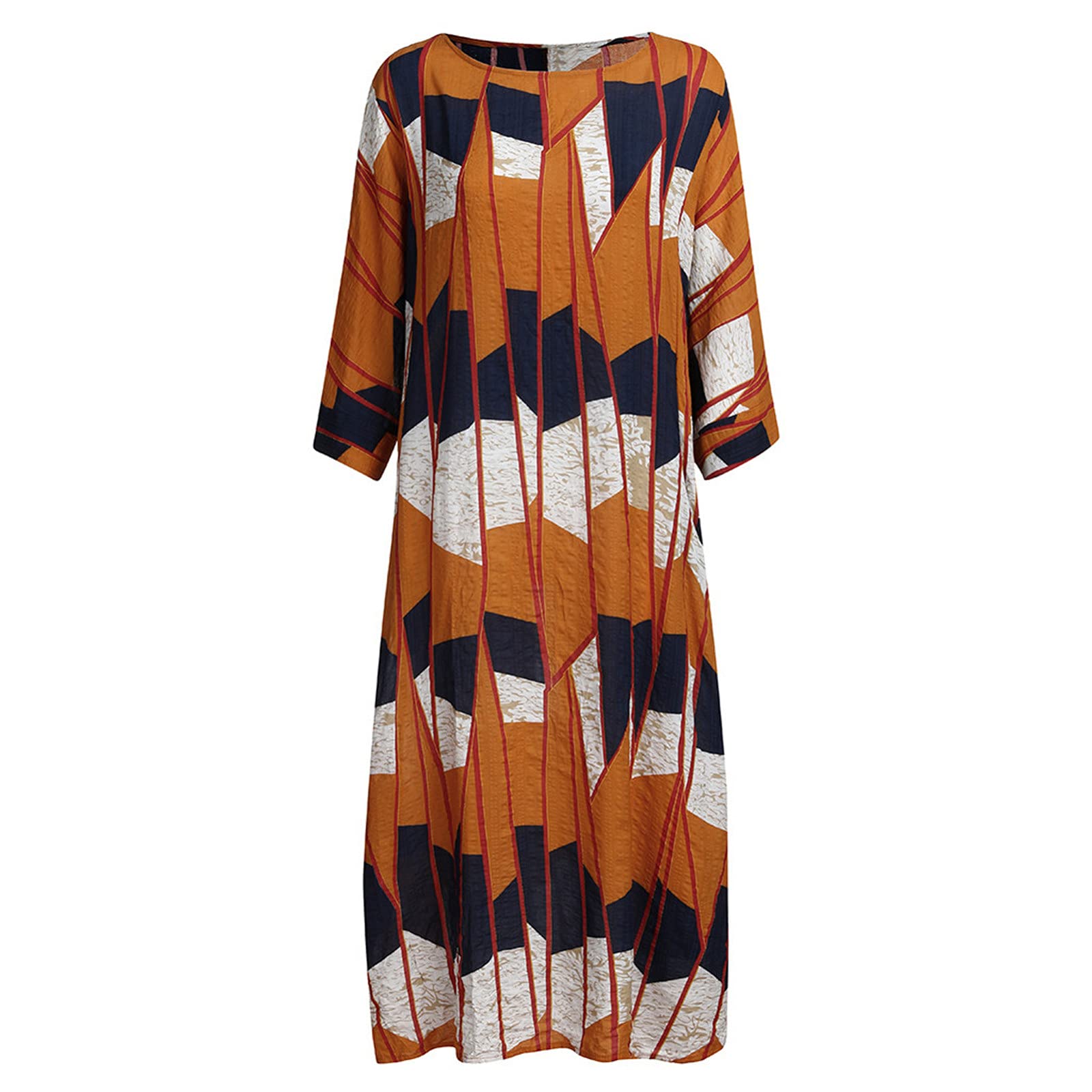 Vestido de playa para mujer, tallas grandes, vestido envolvente, elegante, vestido de playa fluido, vestido de casa ligero, vestido largo de verano, ligero y aireado, vestido de verano sencillo