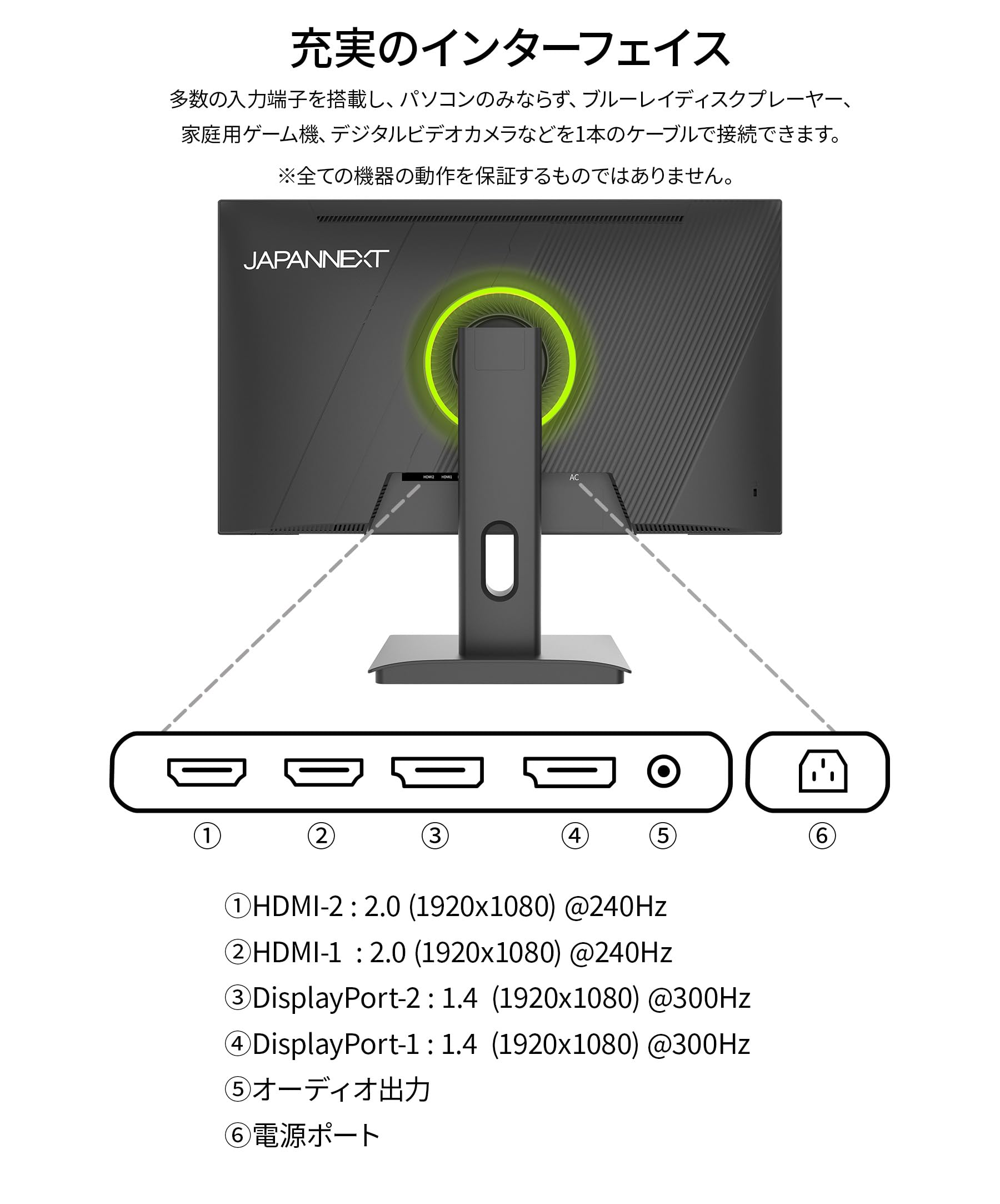 Amazon.co.jp: 【Amazon.co.jp限定】 24.5インチ TNパネル搭載 300Hz