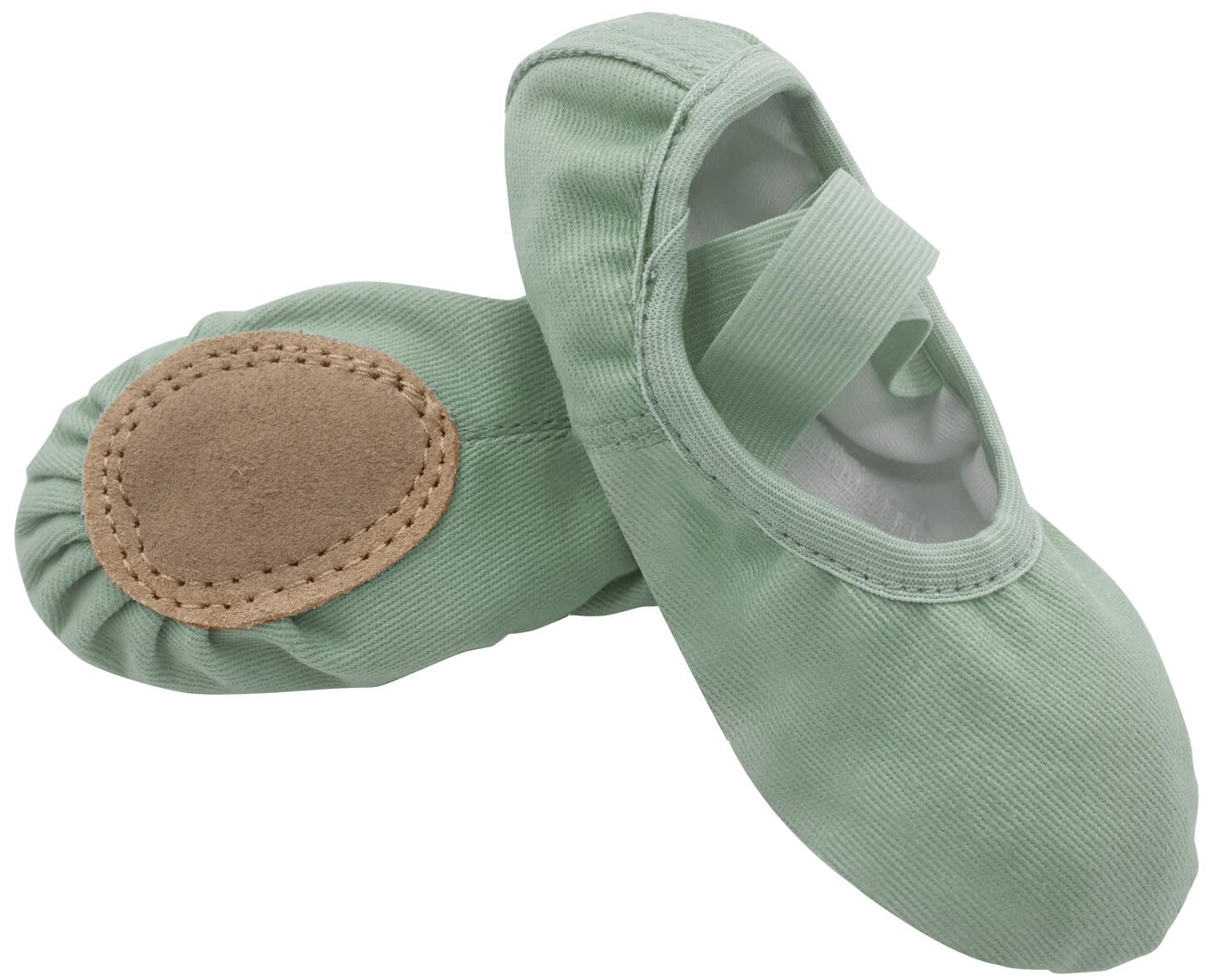 Zapatos de ballet para niños con suela de piel flexible y elegante acabado en satén suave 7