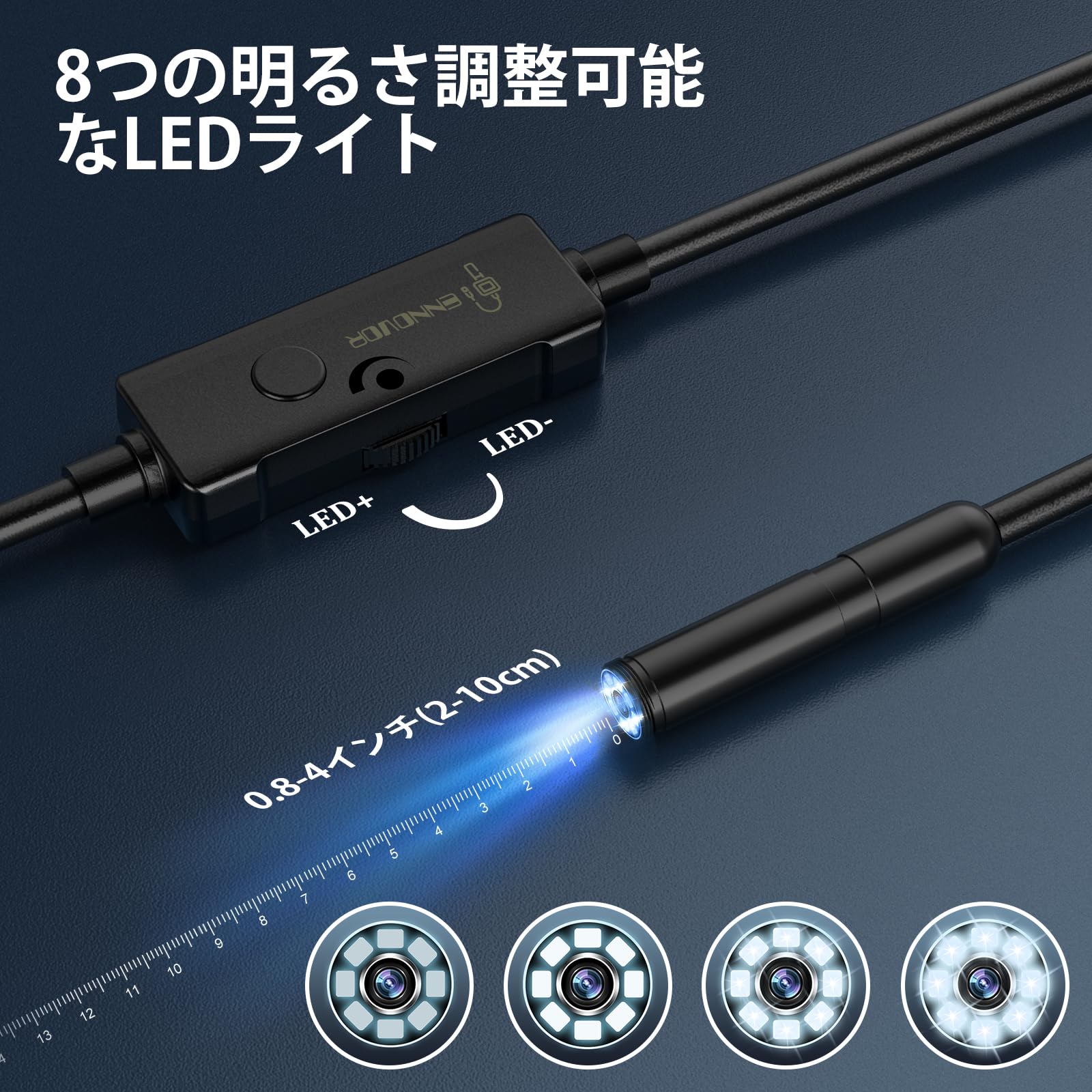 ファイバースコープ Amazon.co.jp: Ennovorファイバースコープ 1920P内視鏡カメラ 8