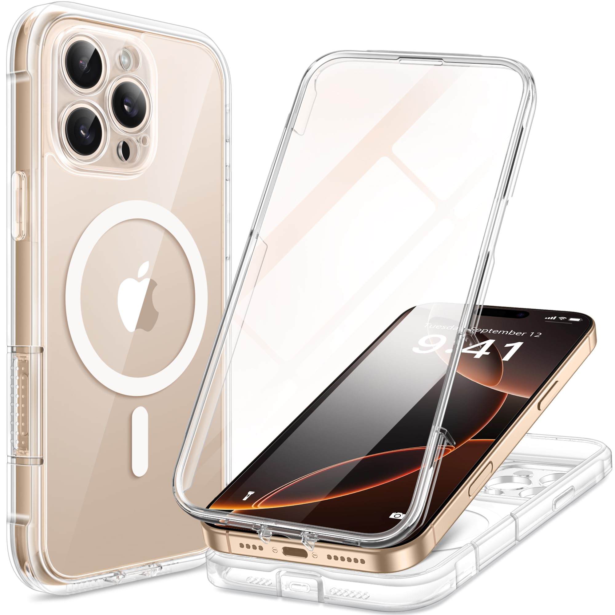 Amazon.com: BERFY for iPhone 16 Pro Max Case, Compatible with