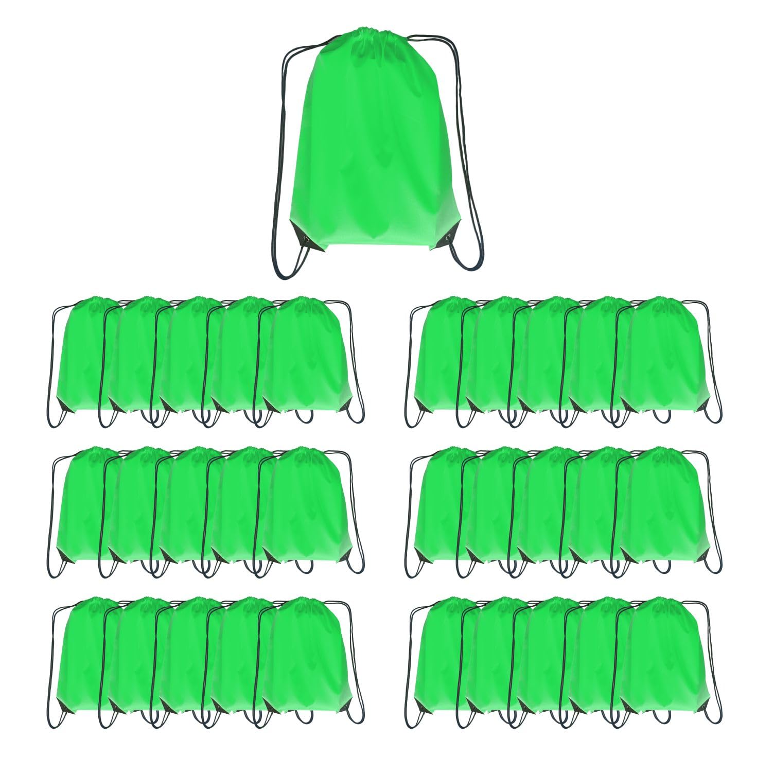 JohahaTim Drawstring Backpack Bulk 30 packs Draw String Backpack Bags DIY Gym Sports trip Traveling Yoga ride Pedestrianism Cinch Bag Sackpack