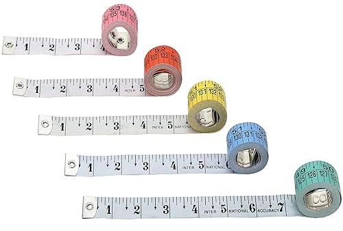 Miniatura 30 de RAAJSEE Cinta métrica flexible Cinta métrica precisa para el cuerpo, pérdida de peso y mediciones médicas, regla de costura de tela de doble