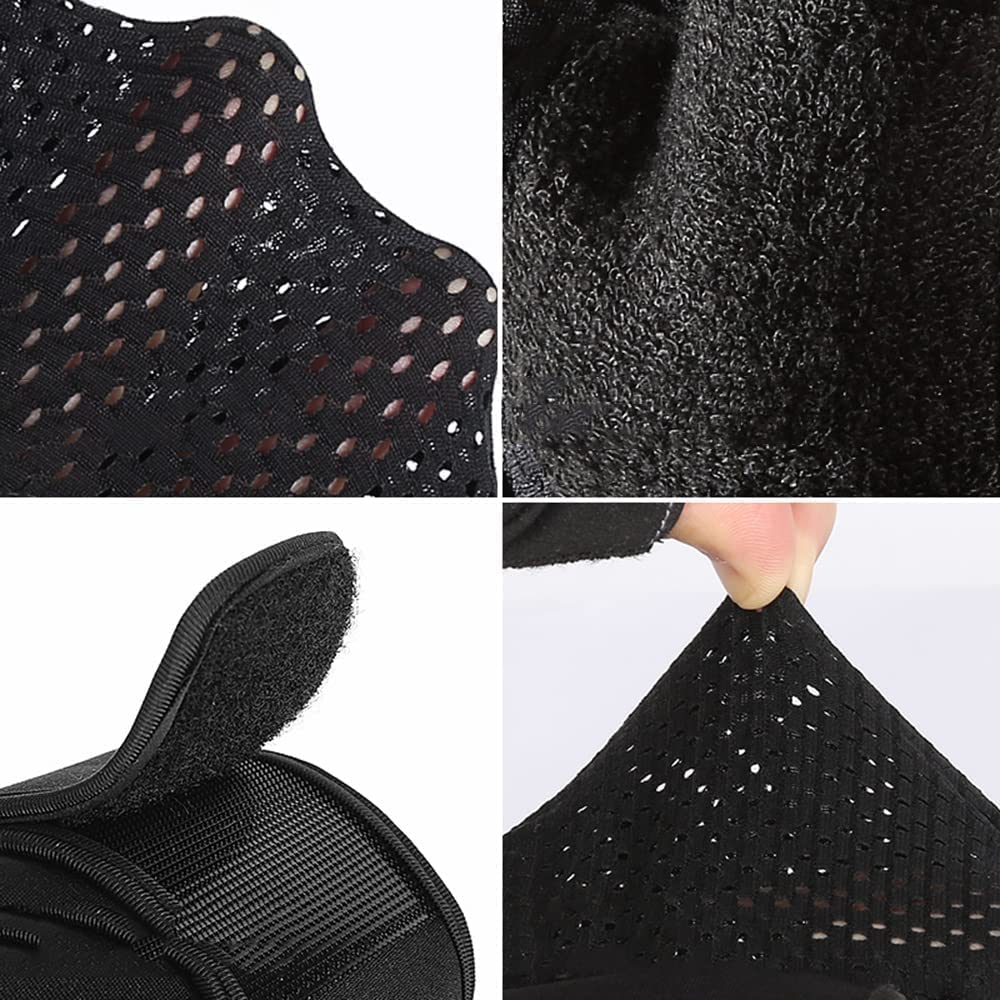 Guanti Senza Dita Guanti da Fitness Guanti Mezze Dita Traspiranti per Uomo Donna Guanti da Allenamento per Attrezzature per Sollevamento Pesi (Colore : Large) (XL)