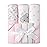 Viviland Baby Towels and Baby Wash Cloths Set Hooded Baby Towels Baby Wipes Absorbent Bath Face Towels Burp Cloths or Face Towels for Girl Boy 6-Pack Size 28 x 28 Inch(Elephant Flower)