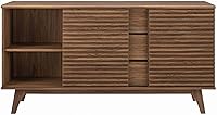 Vista 8 de Modway Render 63" Mid-Century Modern Sideboard Buffet Table or TV Stand in Walnut