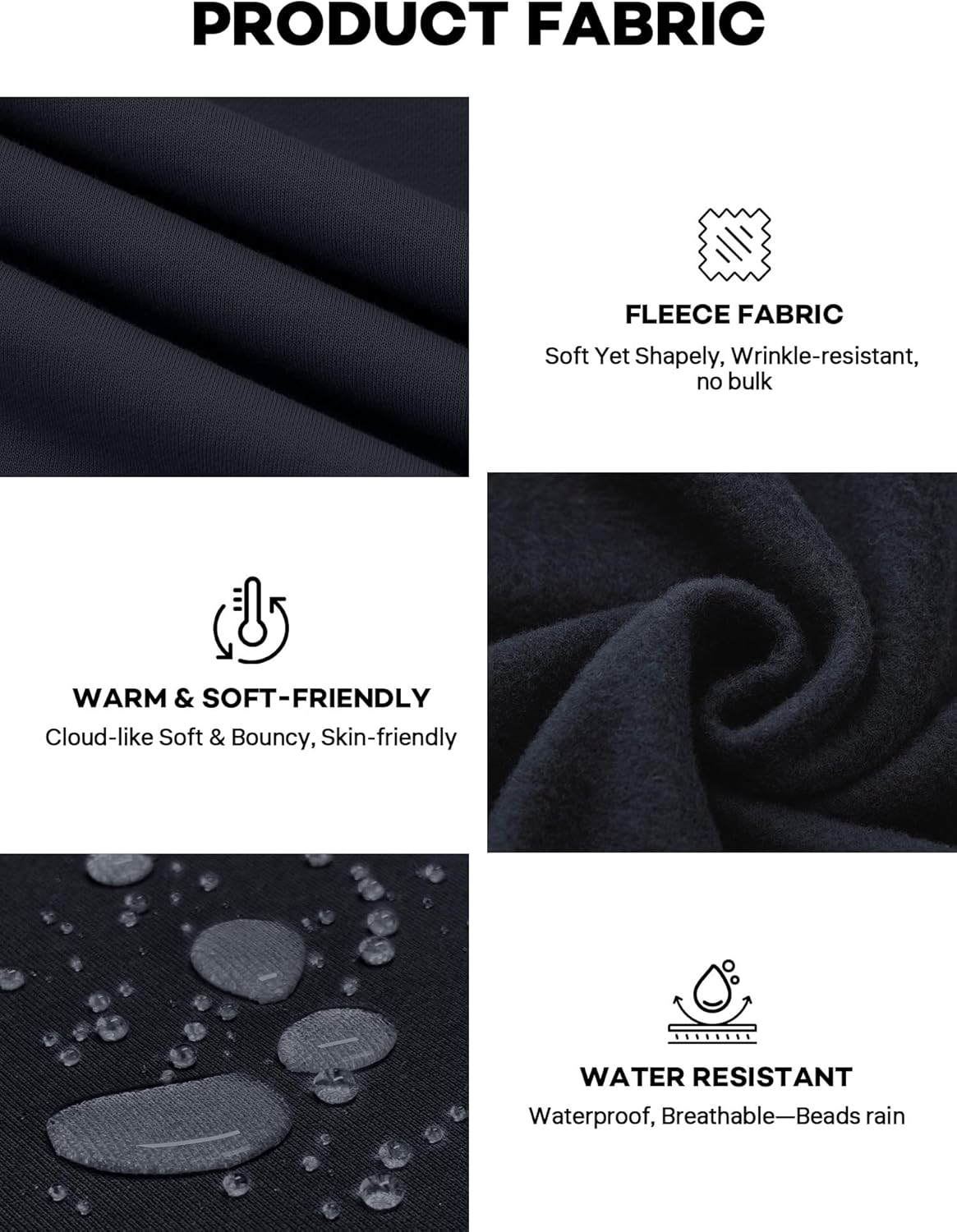 FR Hoodie for Men 12oz Cat 2 Flame Resistant Quarter Zip Pullover - Men's Camo & Aztec Print Work Sweatshirt - Image 6