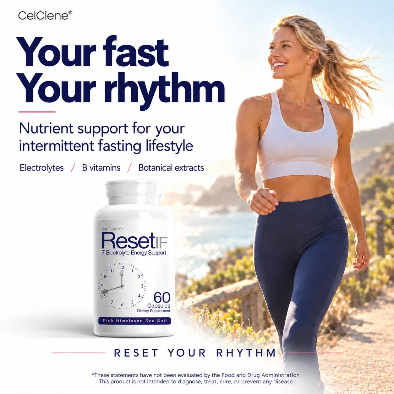 ResetIF, 7 Electrolytes, Methyl B12 & Methly Folate, Green Tea & Green Coffee Extracts, B Complex, Zinc, 72 Trace Minerals — Amazon image 2