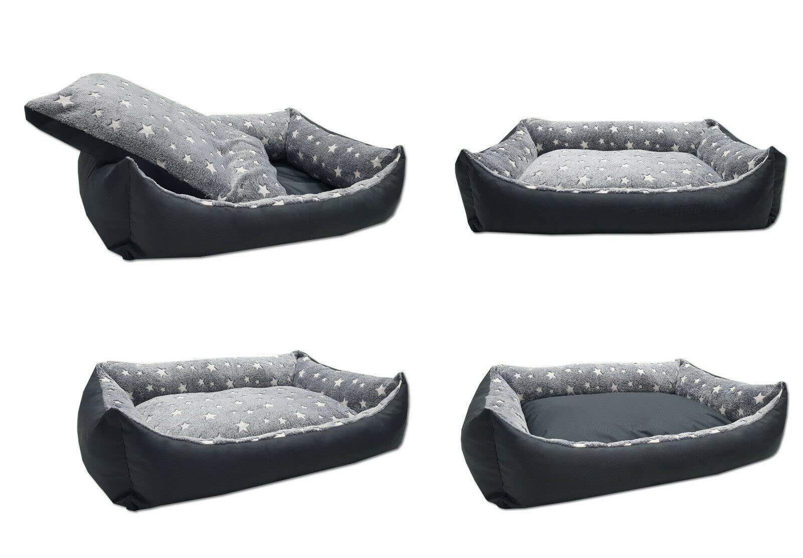 Cama De Mascota, Colchón Reversible, Relleno De Espuma Para Interior Y Exterior (medium, Azul)home Mercury Con Ofertas En | Ofertas Online