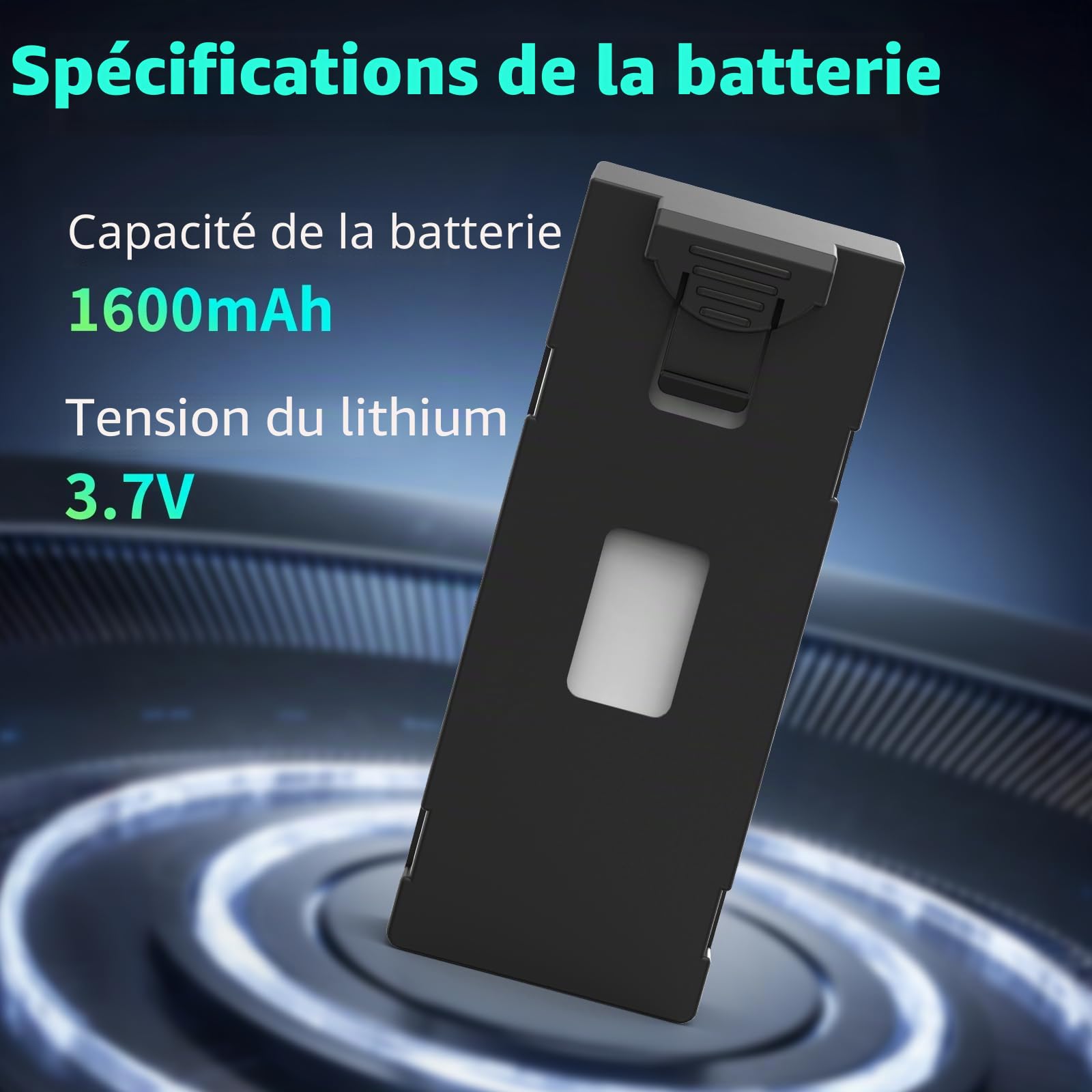 Batterie 18650 Li-ion 3.7V 2200mAh JST 2 broches avec BMS Batterie 18650 Li-ion 3.7V 2200mAh JST 2 broches avec BMS