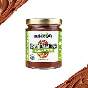 Brothers Nuts Holy Hazelnut USDA Organic Hazelnut Spread, 6 oz