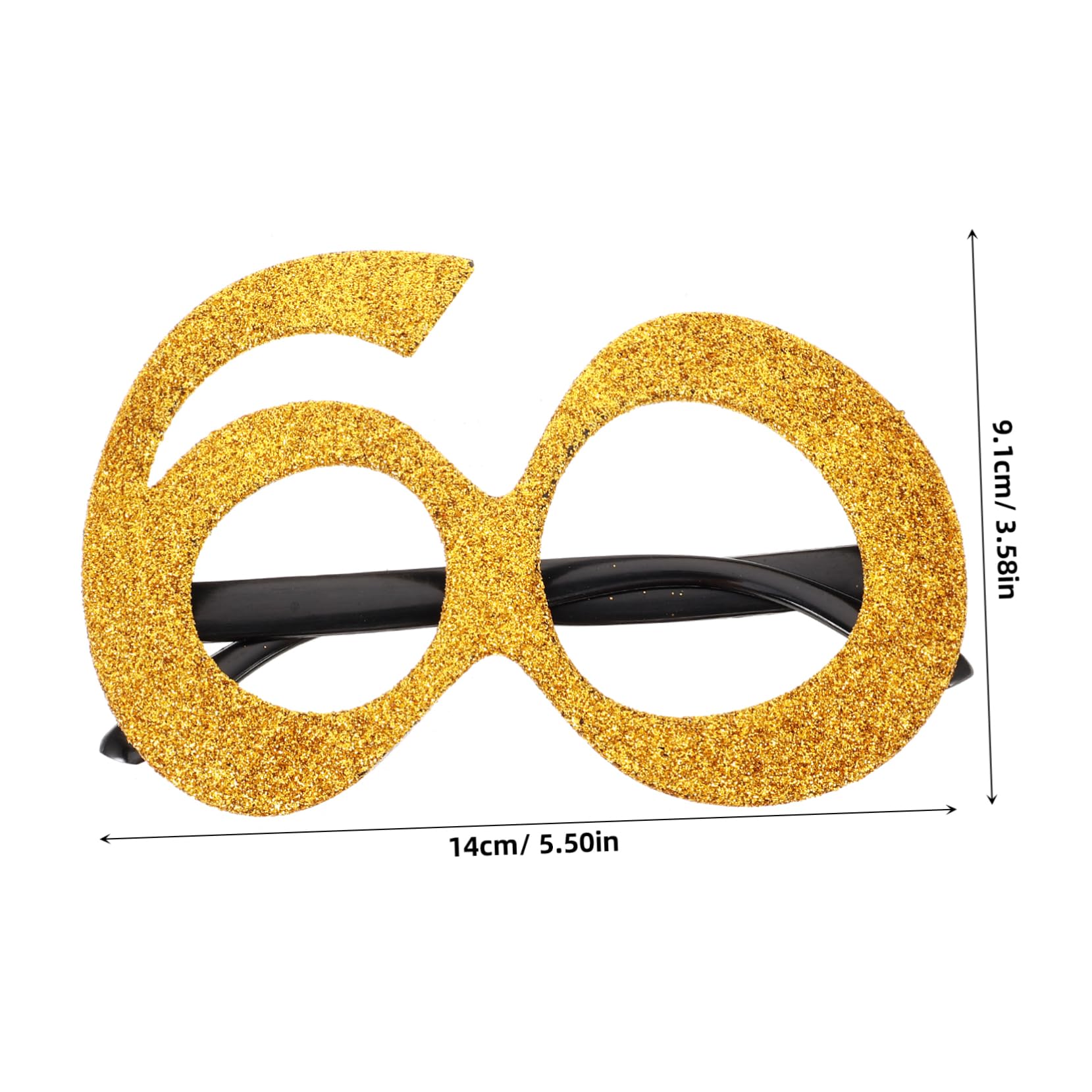 TOPPERFUN Birthday Glasses for Women Photo Booth Props Novelty Sunglasses Glitter Party Favors