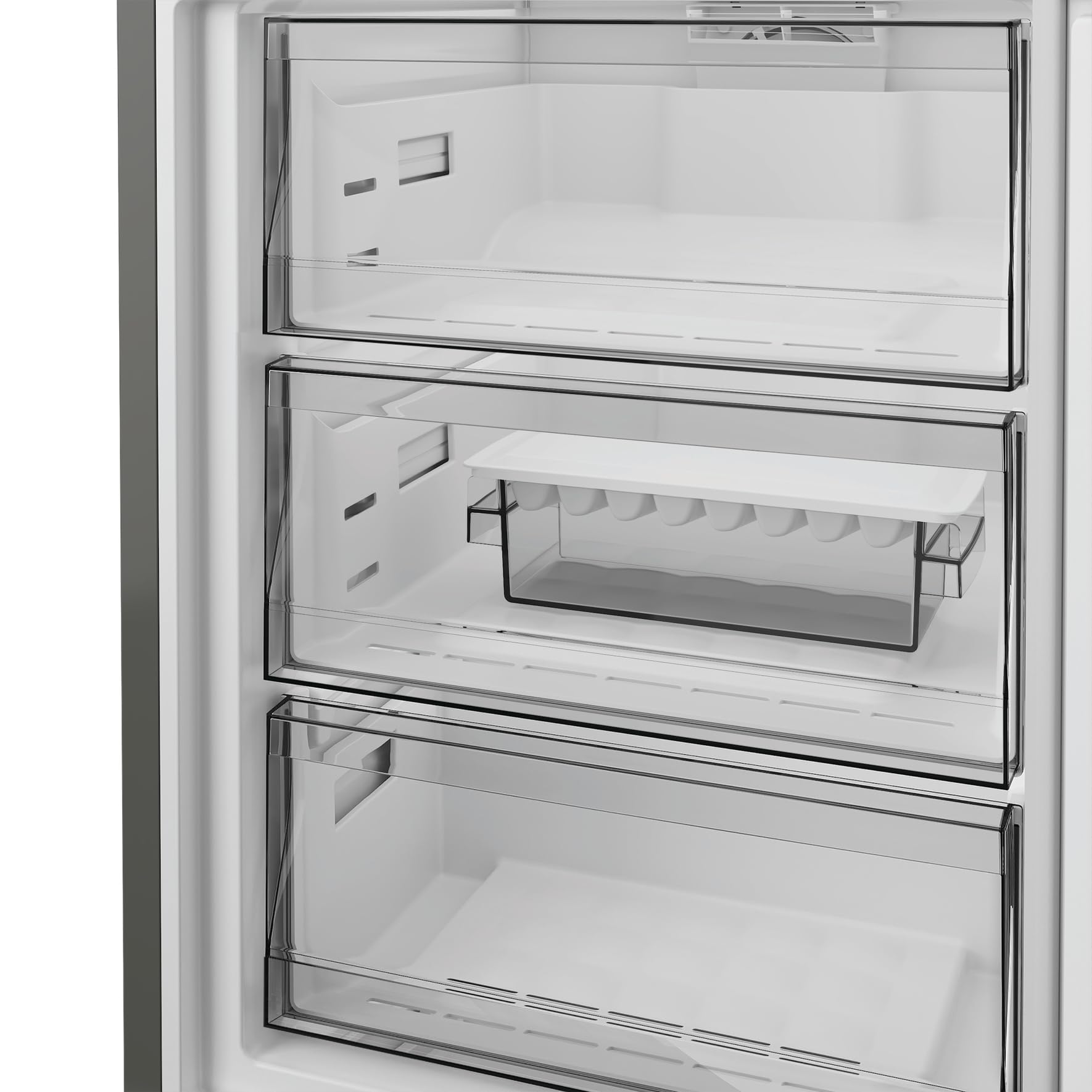 Bauknecht KGDNF 20CD IN Kühl-Gefrierkombination freistehend, 415 Liter, Dual Cool Total NoFrost, FreshShield, Smoothfit, Edelstahloptik