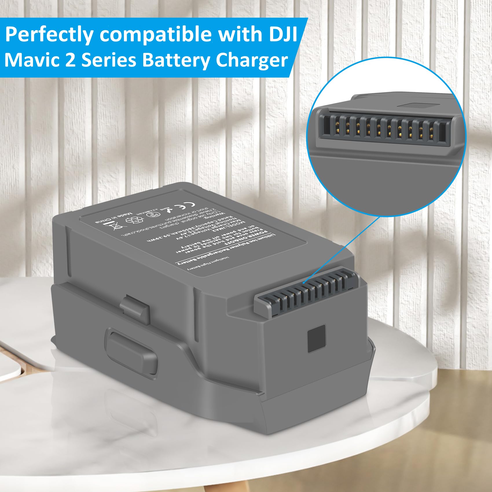 Batterie Intelligent 15.4V 3850mAh pour DJI Mavic 2 Pro / Zoom / Enterprise - 2 Pièces