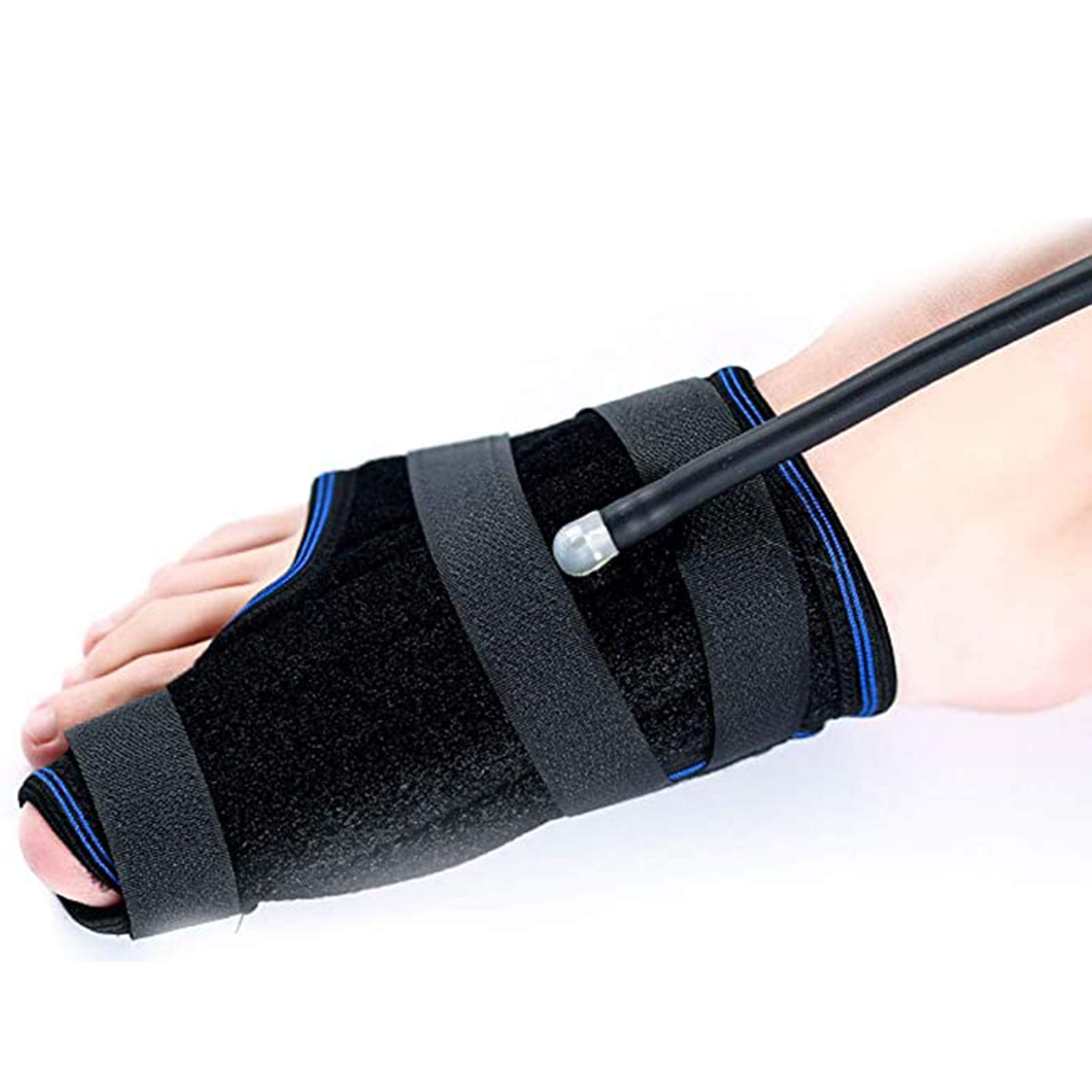 1 Par De Pulgar En Valgo Ortopédico, Soporte Neumático para Enderezar El Dedo del Pie, Presión Barométrica Controlable,Rosado